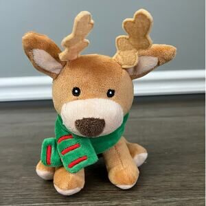 Scholastic Reindeer with‎ Holiday Scarf Plush